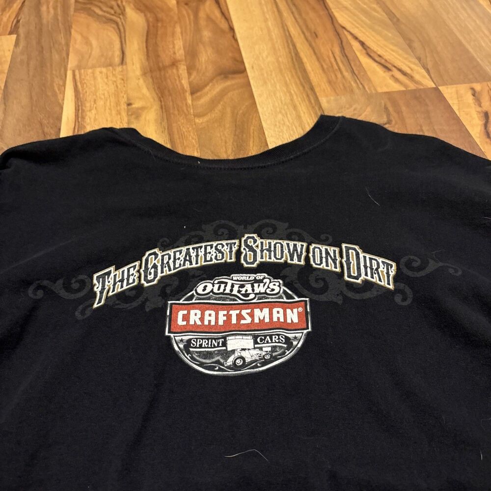 Craftsman Tools Promo Racing Tee Black Longsleeve Size XL